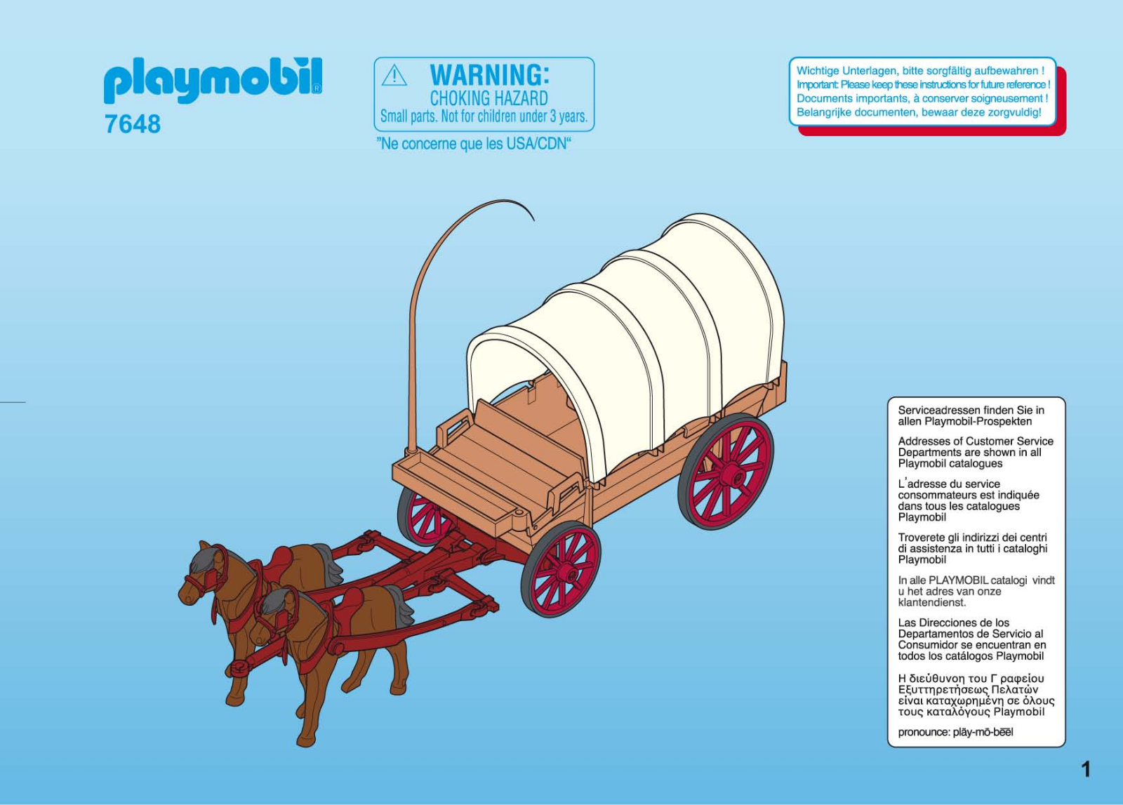 Playmobil 7648 Instructions