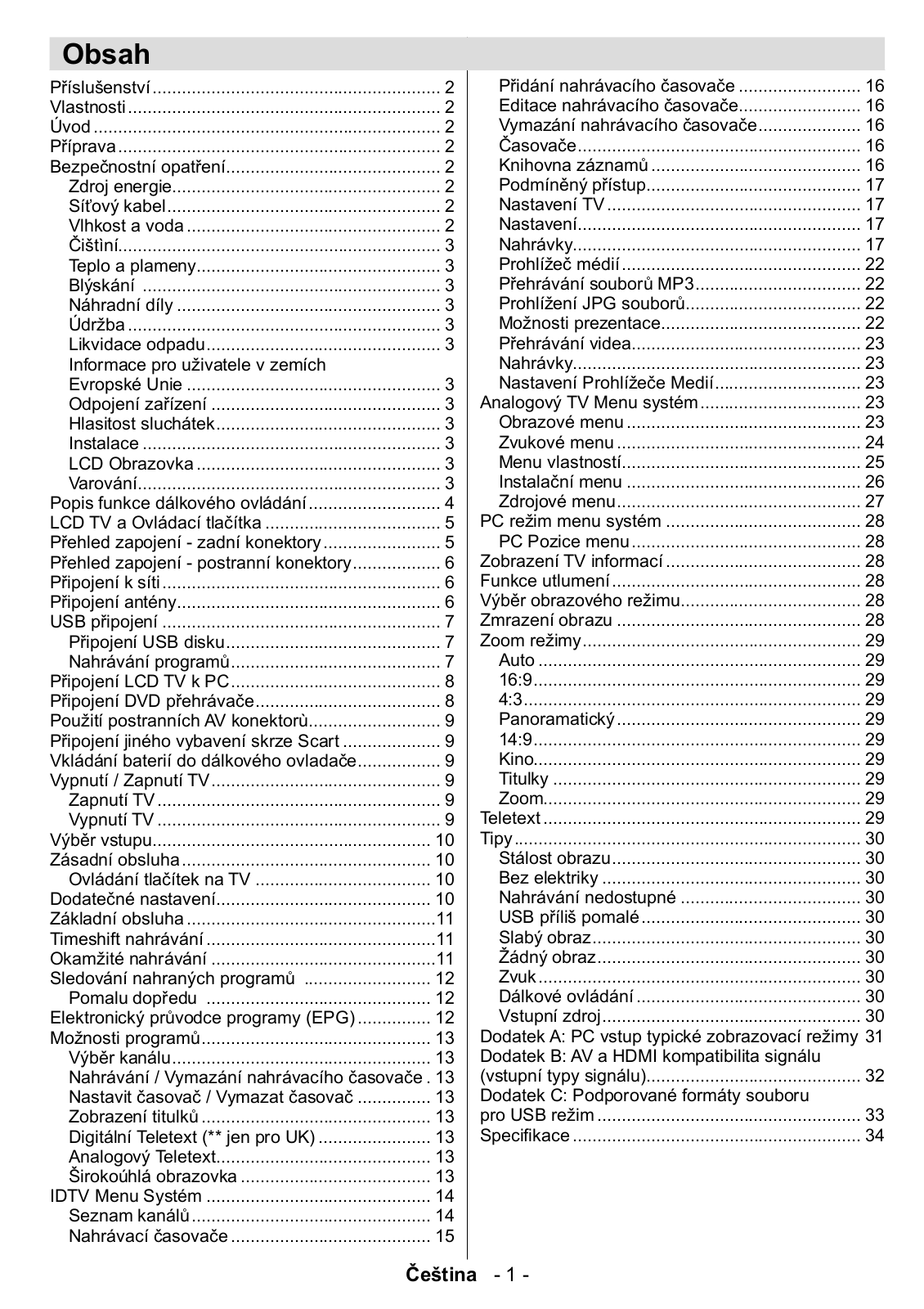 GoGEN TVL 26847 HDPDVBT User Manual