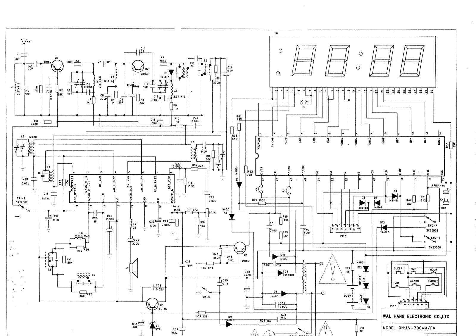 Vitek VT-3513 Schematic