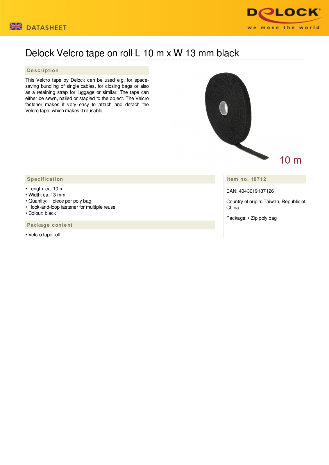 DELOCK 18712 Datasheet - ManualMachine.com