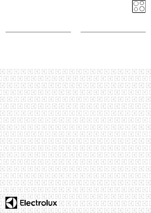 Electrolux EGT7252NOM, EGT7252NOK User manual