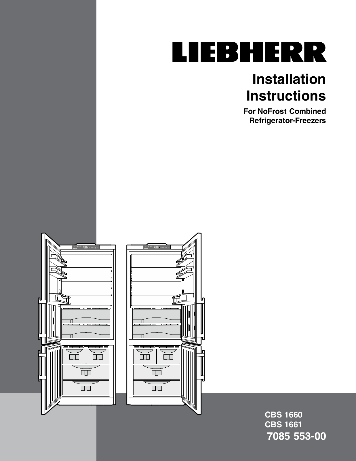 Liebherr CBS1661 Installation Manual