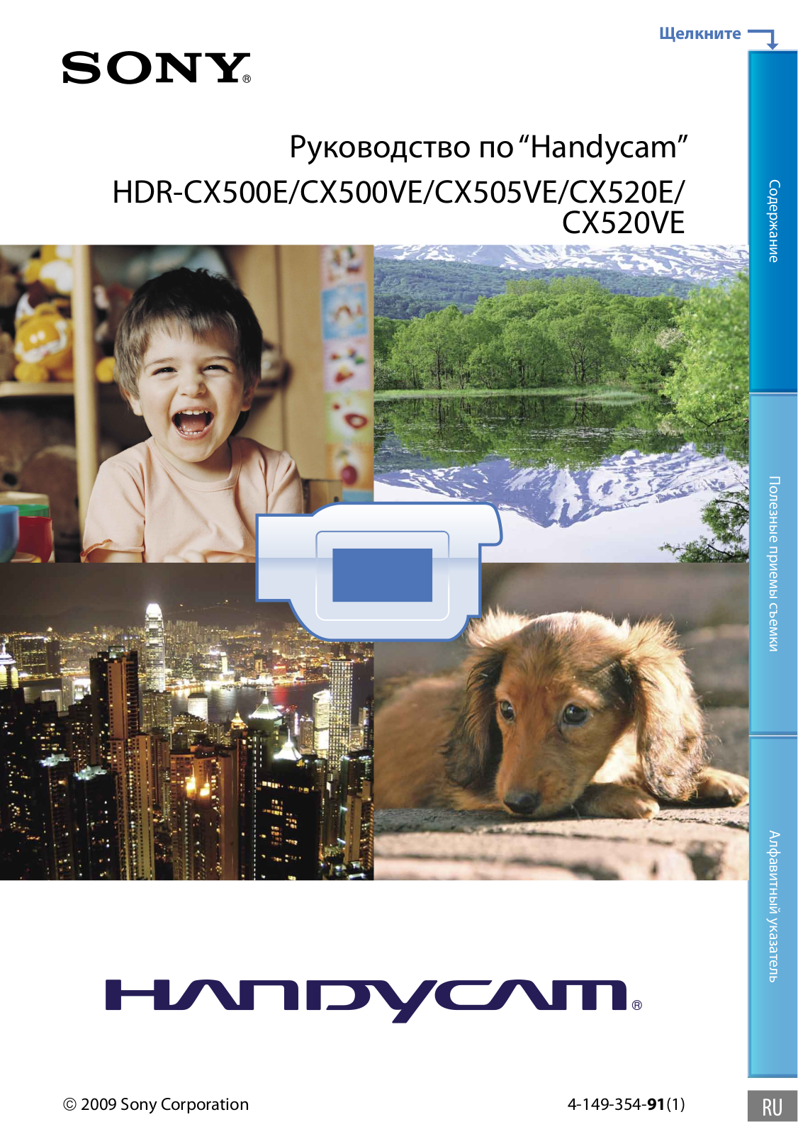 Sony HDR-CX500E User Manual