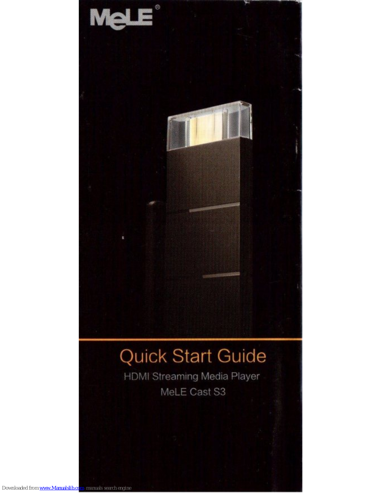 MeLe Cast S3 Quick Start Manual - ManualMachine.com