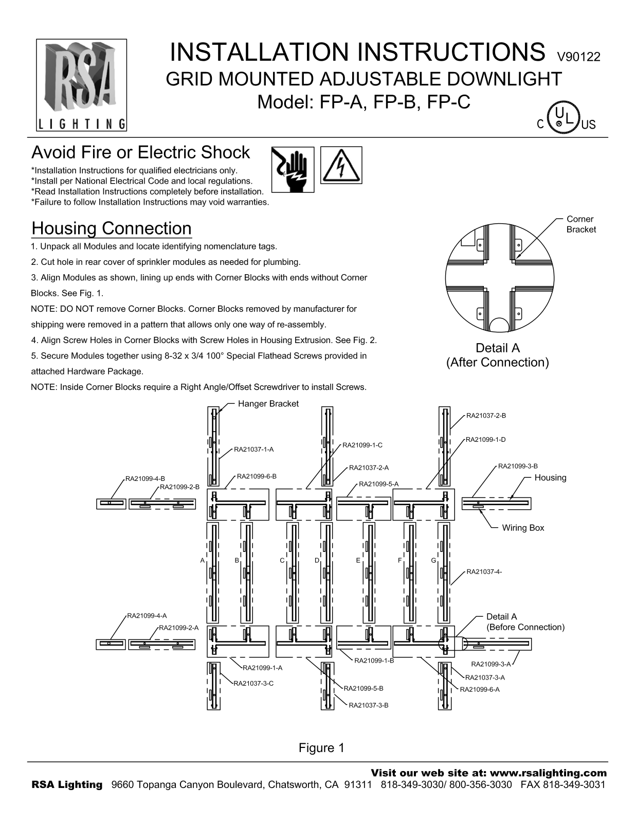 Cooper Lighting FP-B, FP-C, FP-A User Manual