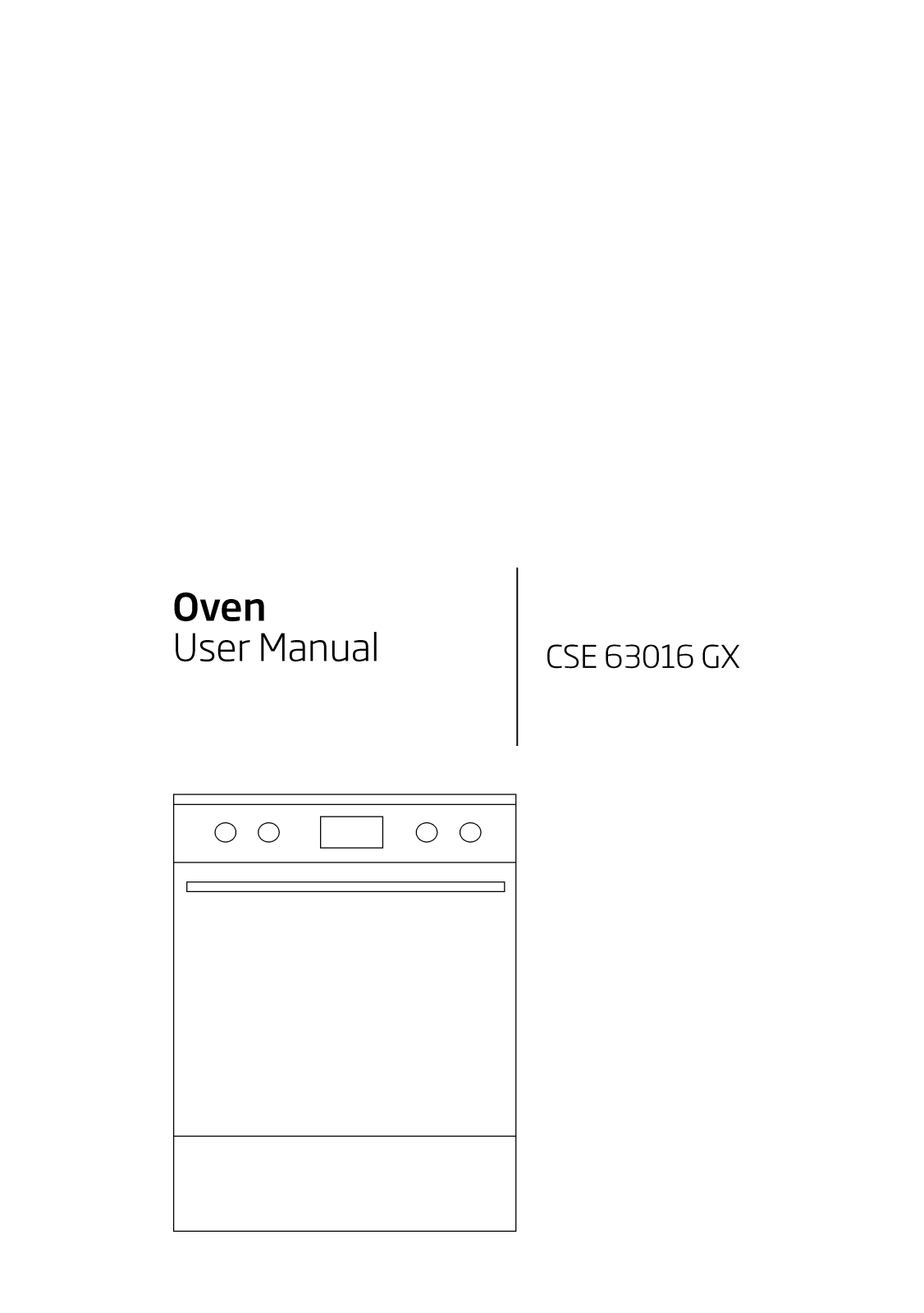 Beko CSE63016GX User manual