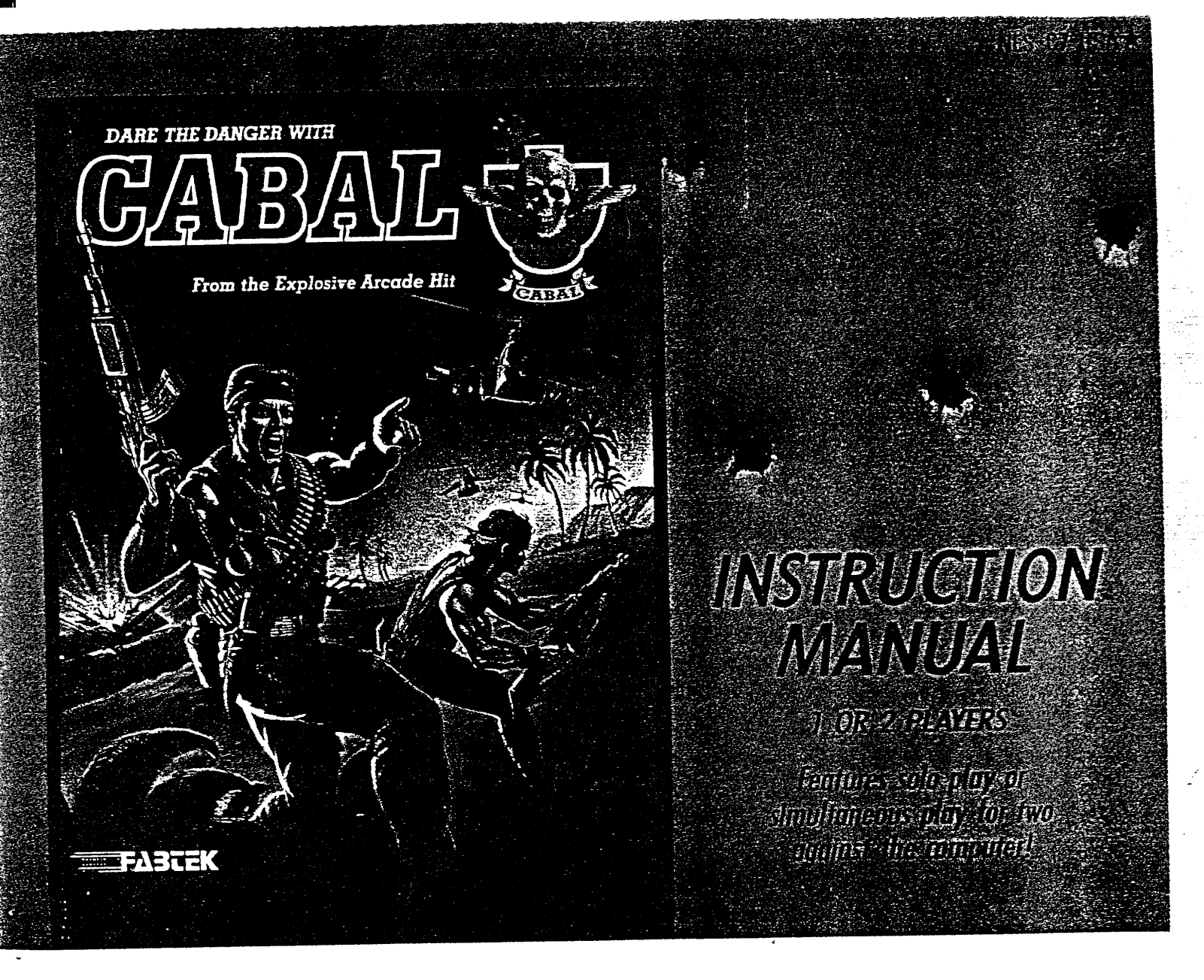 Hasbro CABAL User Manual