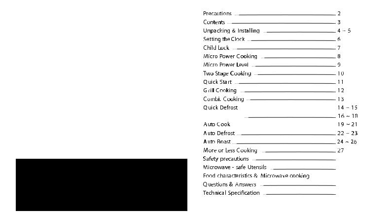 LG MH6548SR Owner’s Manual