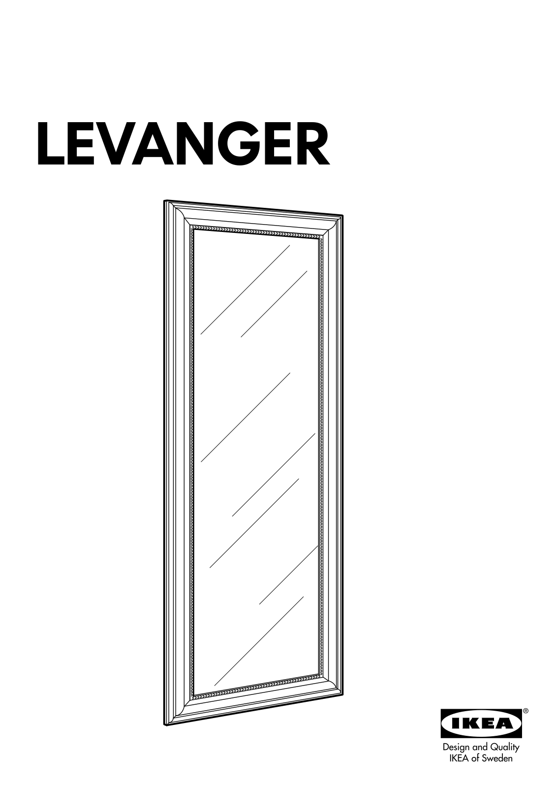 IKEA LEVANGER User Manual