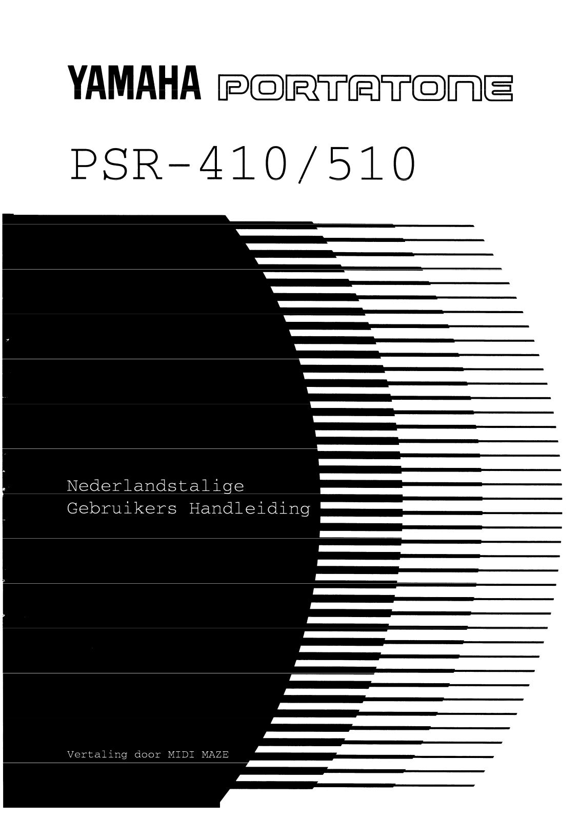 Yamaha PSR-510 User Manual