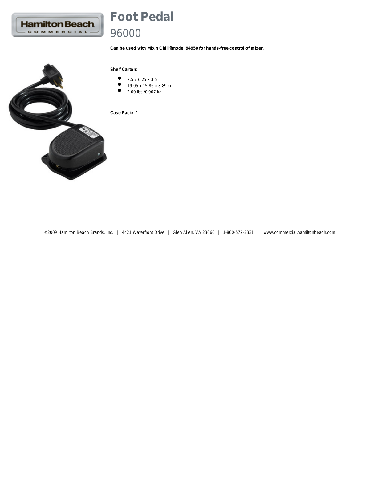 Hamilton Beach 96000 User Manual - ManualMachine.com