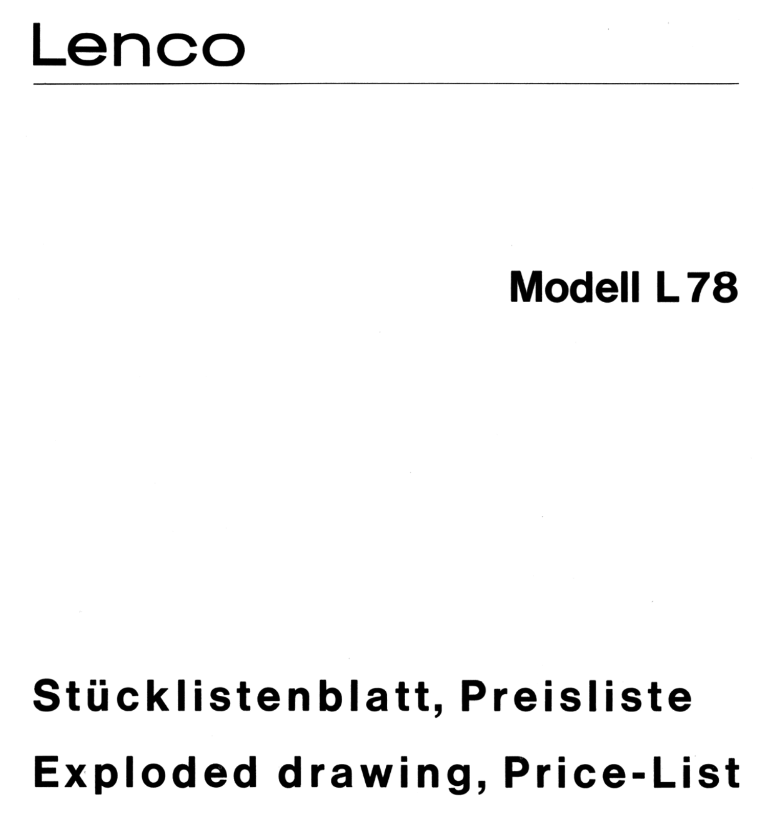 Goldring L-78 Service manual