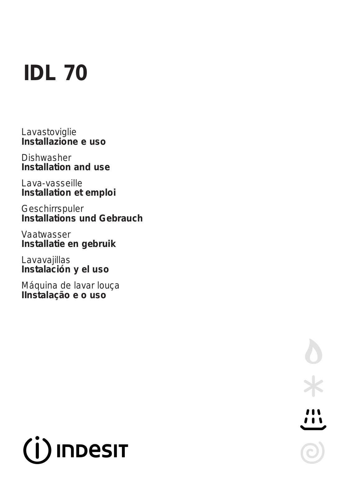 INDESIT IDL 70 User Manual