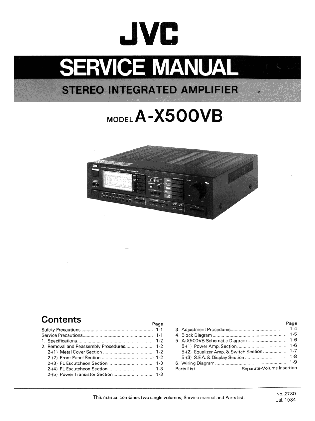 JVC AX-500-VB Service manual