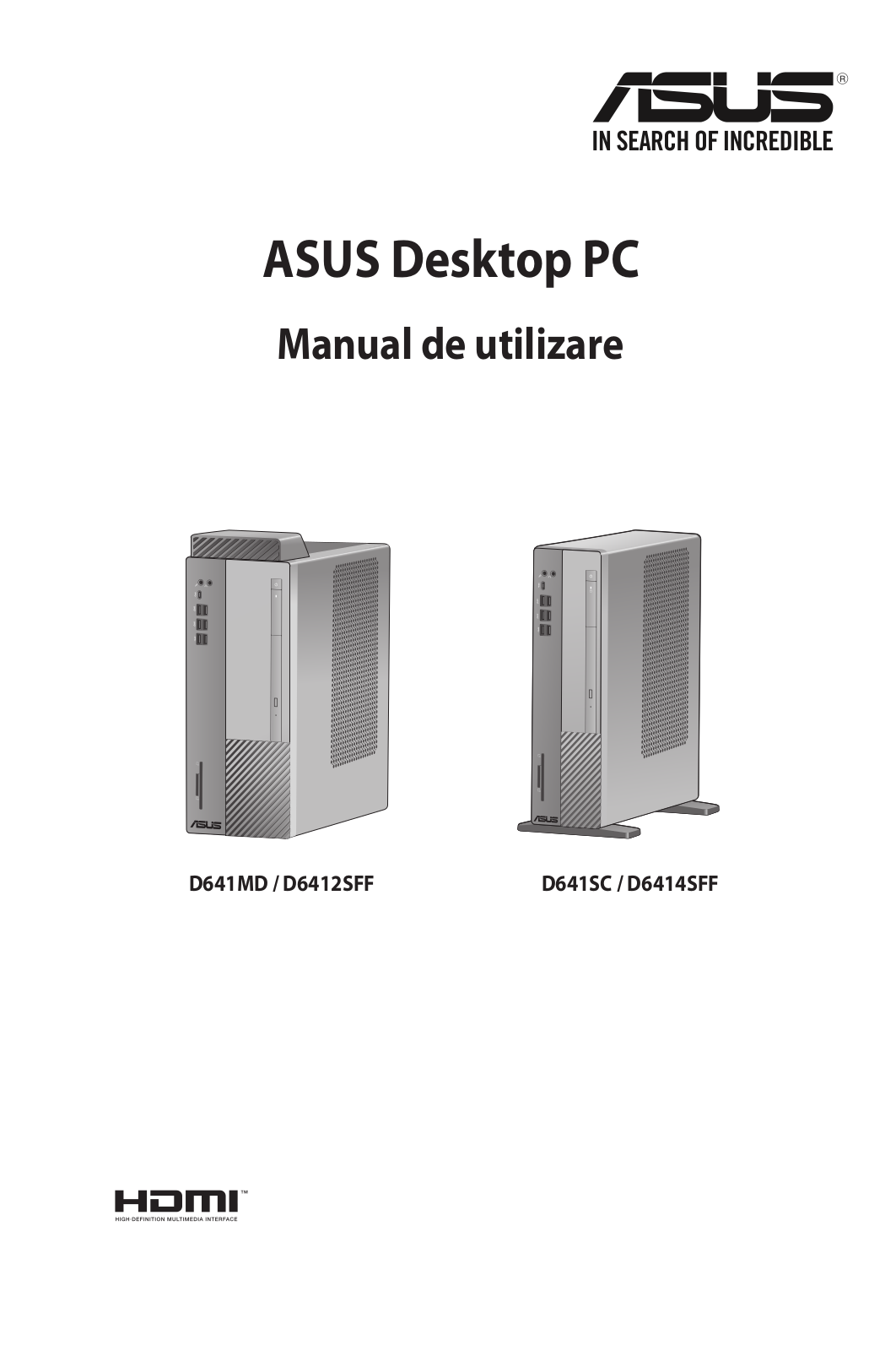 Asus S641SC User’s Manual