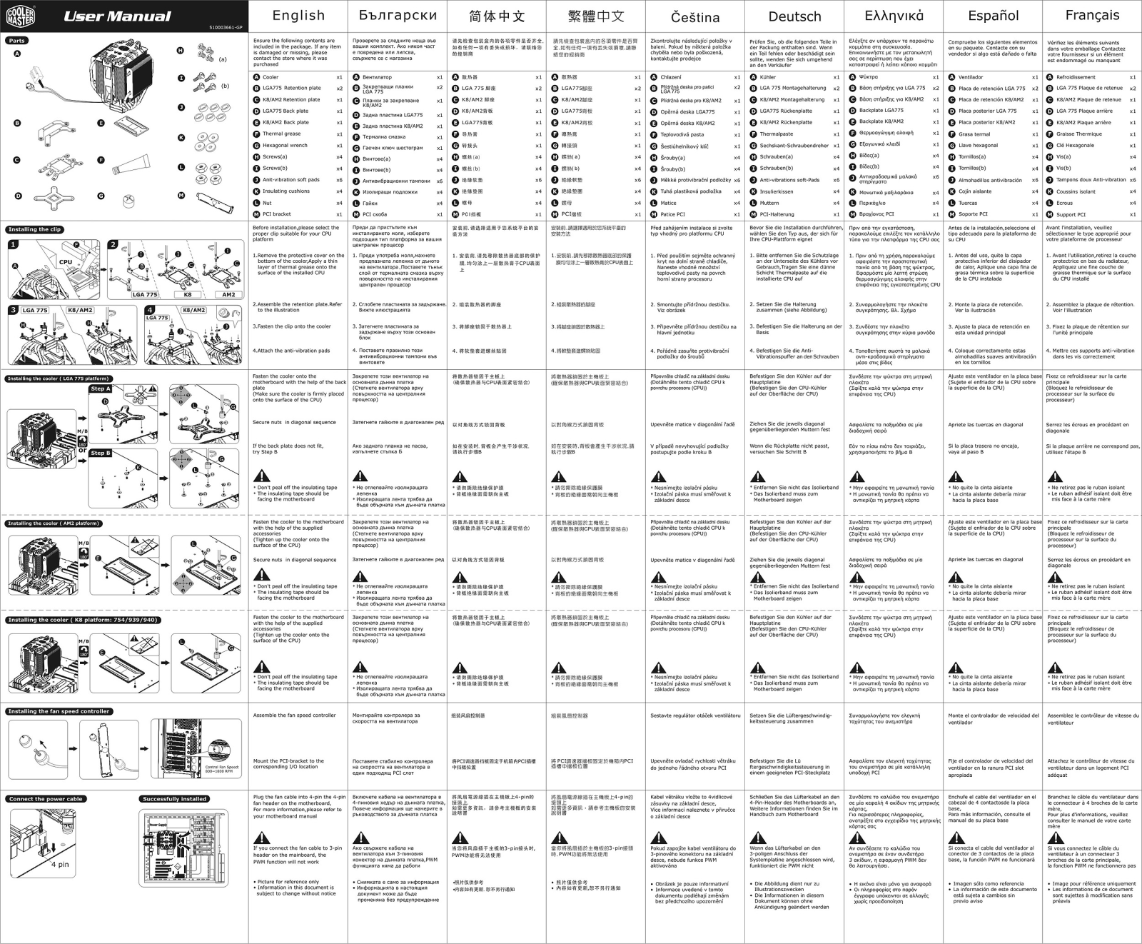 COOLER MASTER V8 User Manual