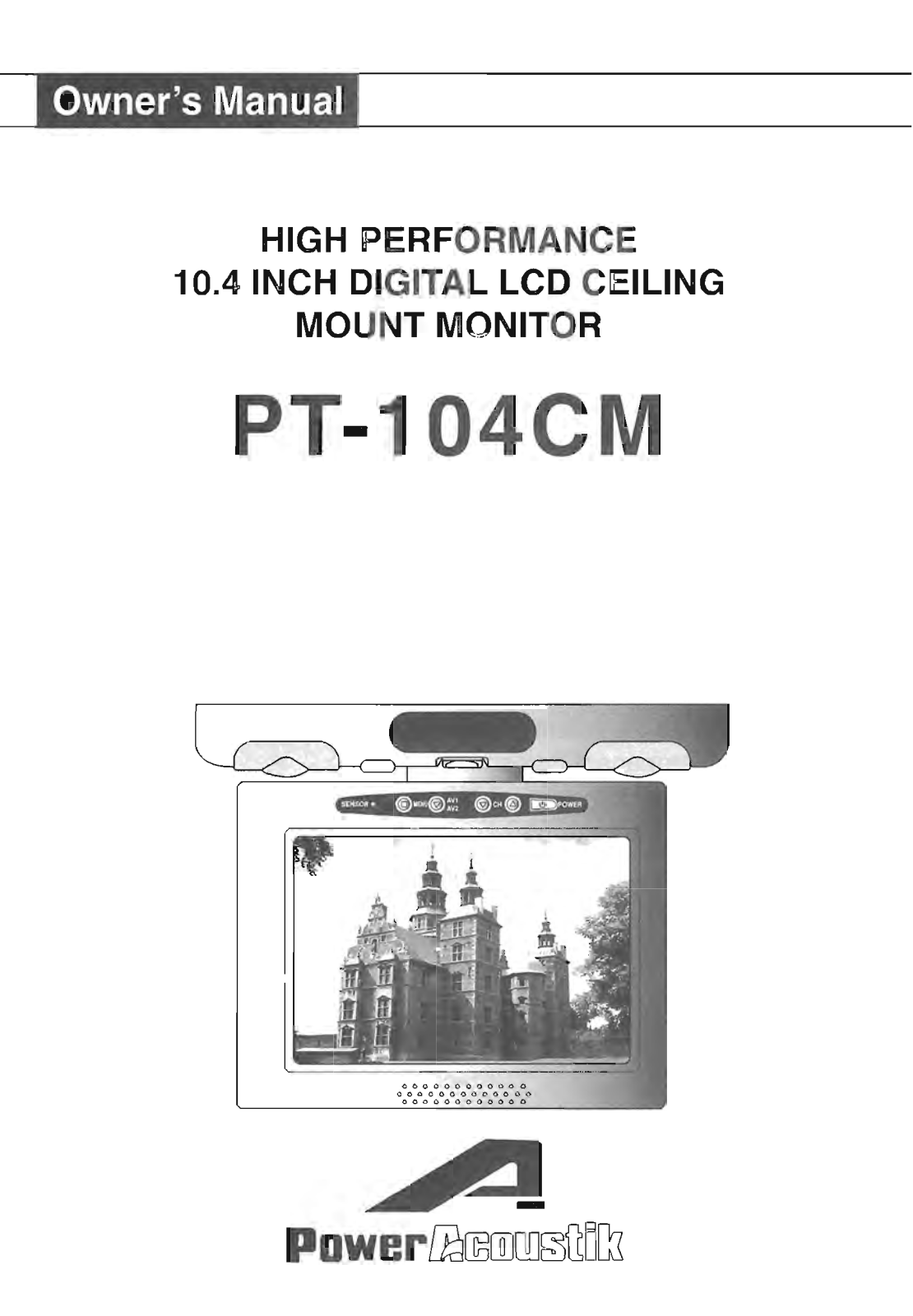 Power Acoustik pt-104cm User Manual