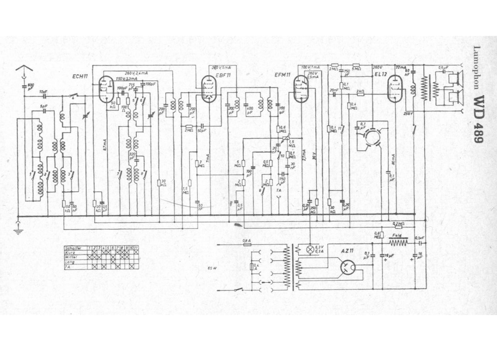 Lumophon wd489 schematic - ManualMachine.com
