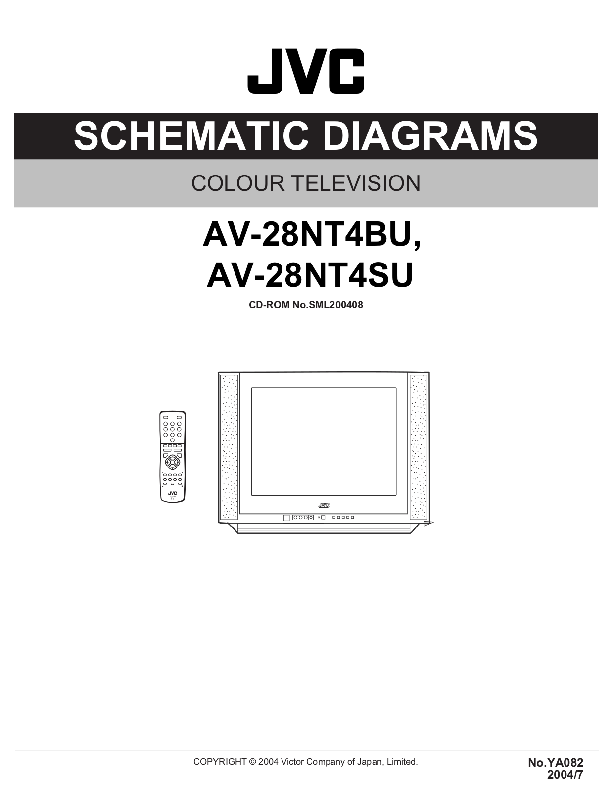 JVC AV-28NT4BU, AV-28NT4SU Schematics