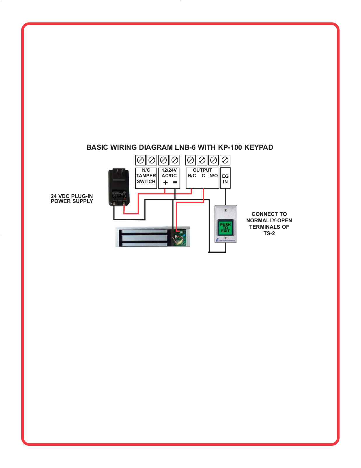 Alarm Controls LNB-6-SREX Installation Manual