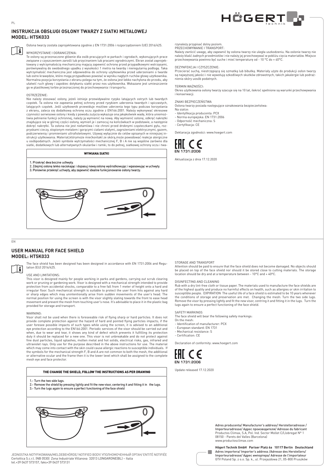 Hoegert HT5K033 User guide - ManualMachine.com