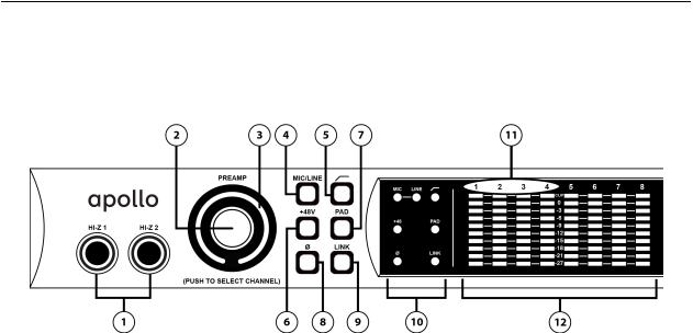 Universal Audio Apollo Quad Firewire User manual