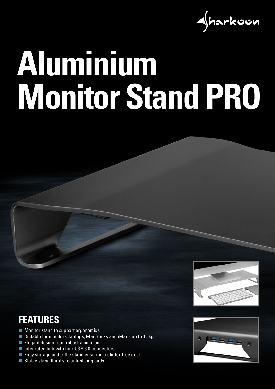 Sharkoon Aluminium Monitor Stand PRO User Manual