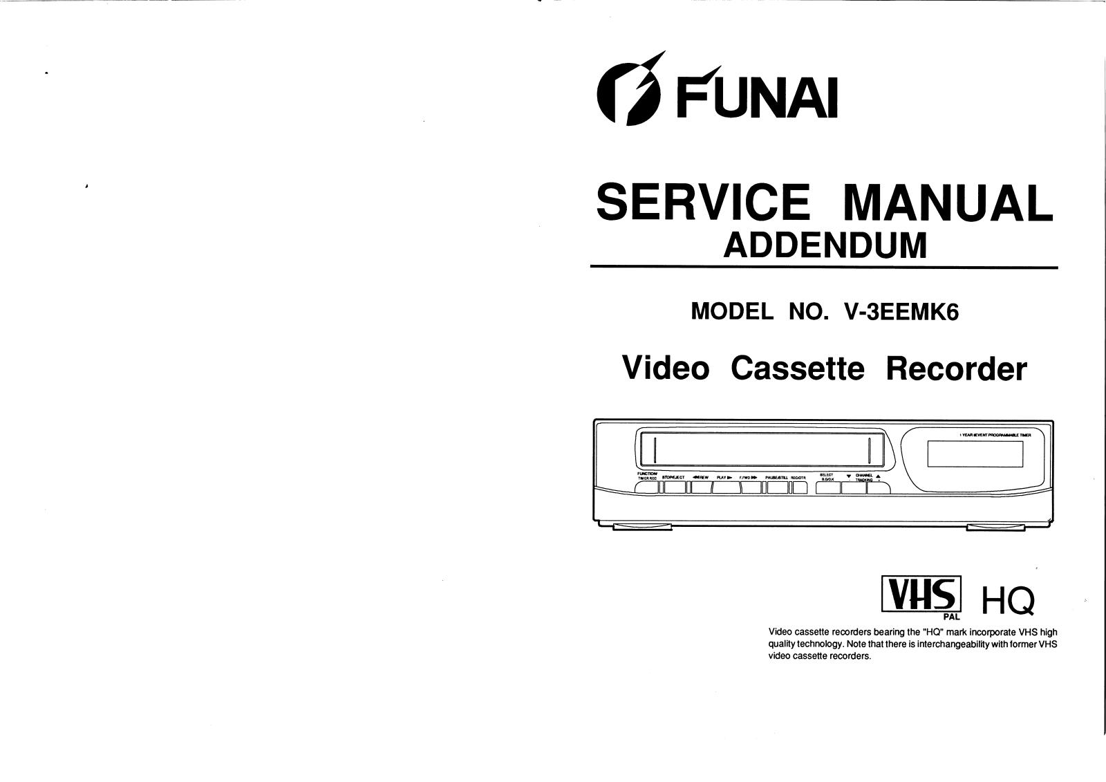 Funai v3emk6 SERVICE MANUAL