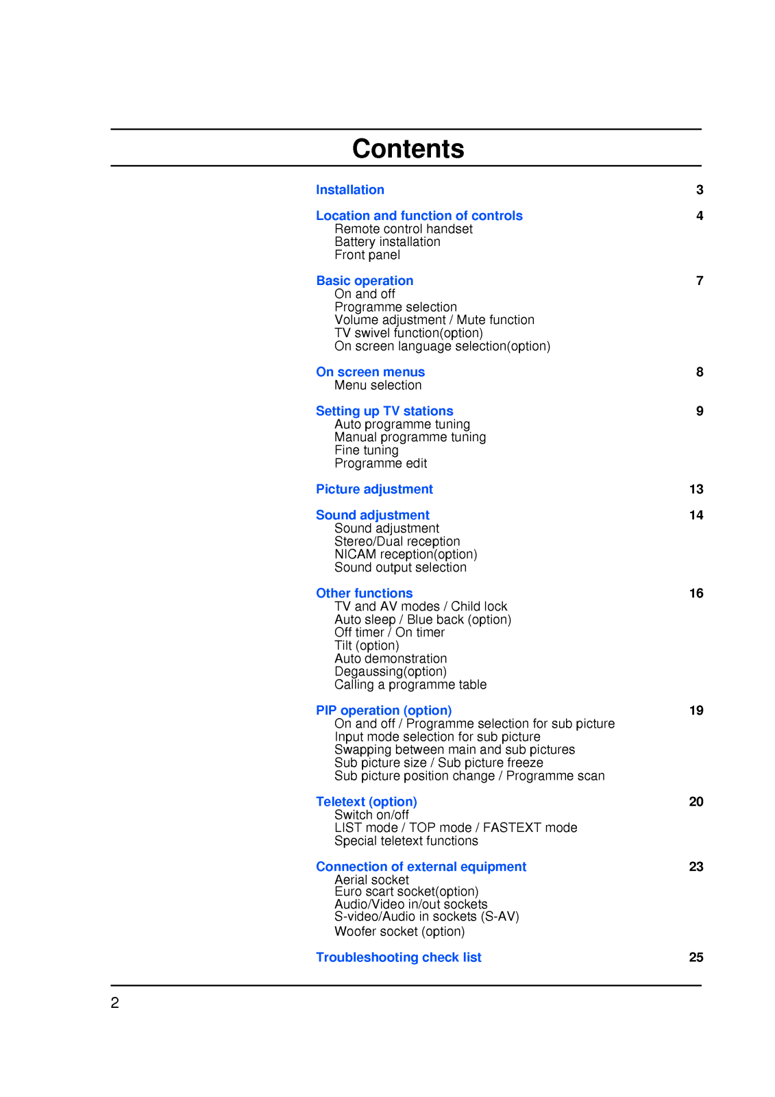 LG CF-29H90M User Manual