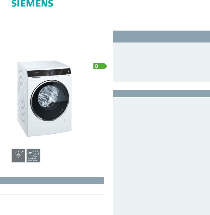 Siemens WD14U592 User Manual