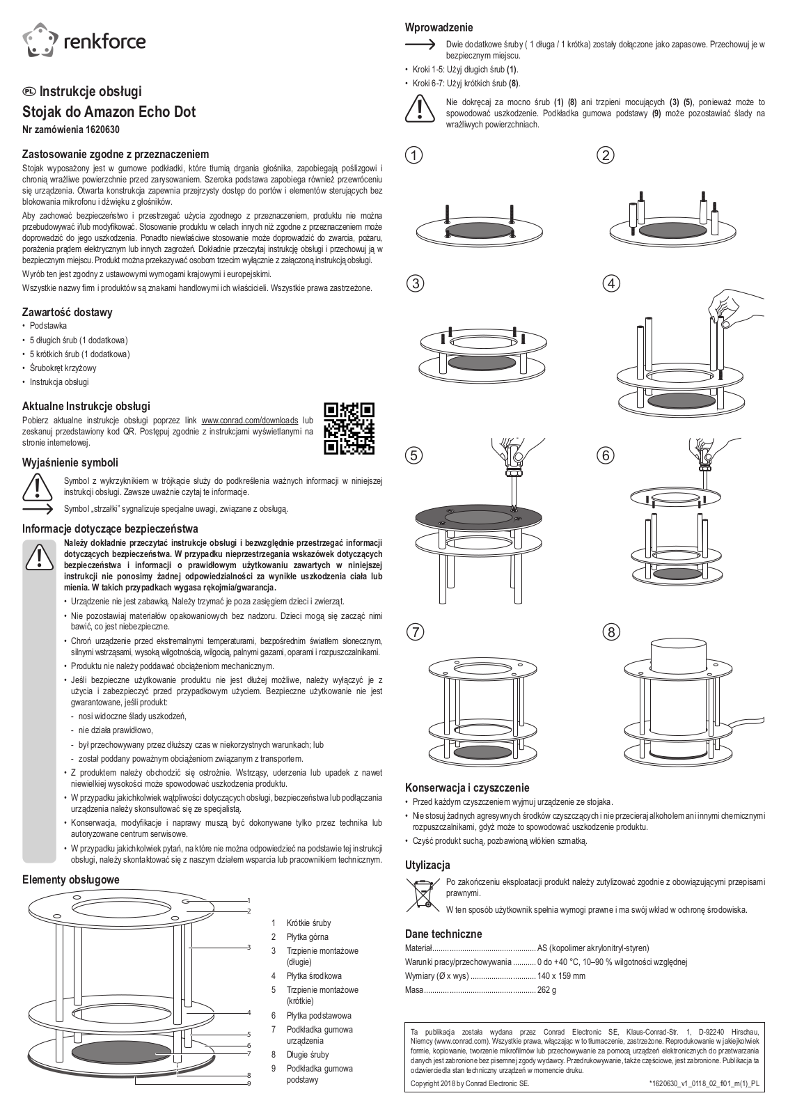 Renkforce 1620630 Operating Instructions