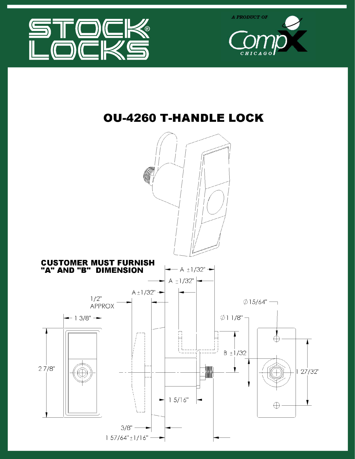 Compx OU-4260 drawing