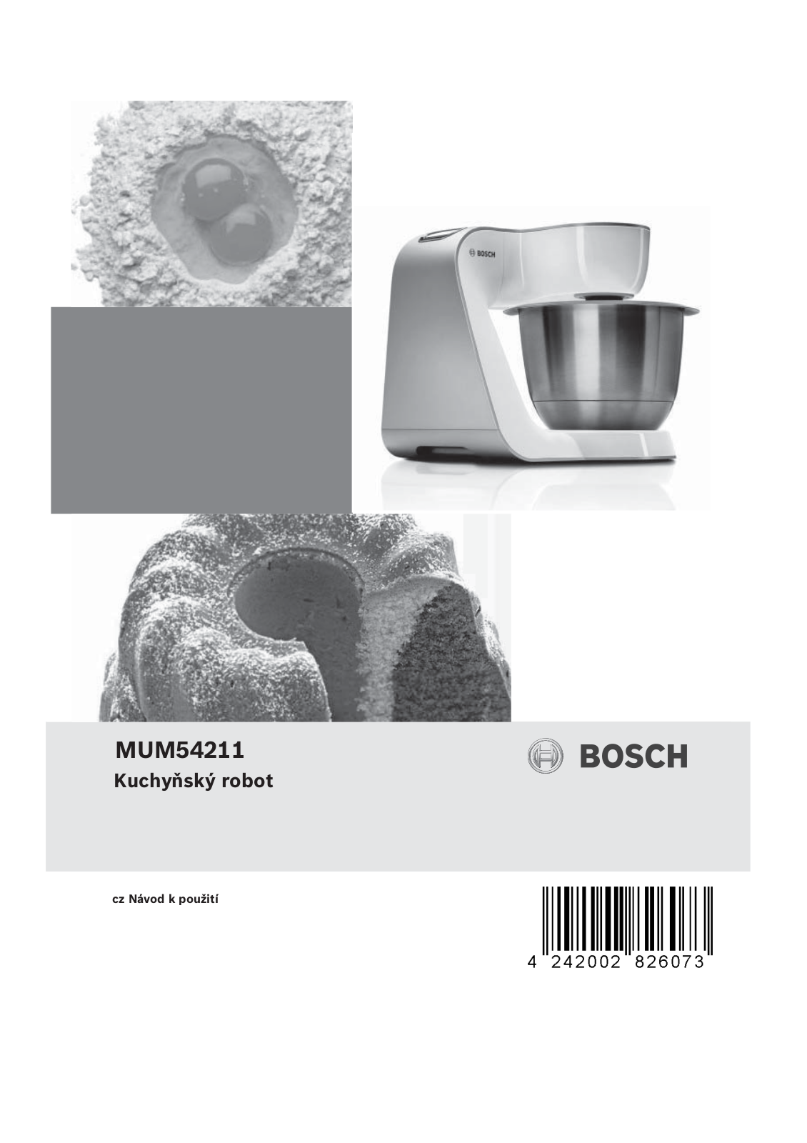 Bosch MUM54211 User Manual