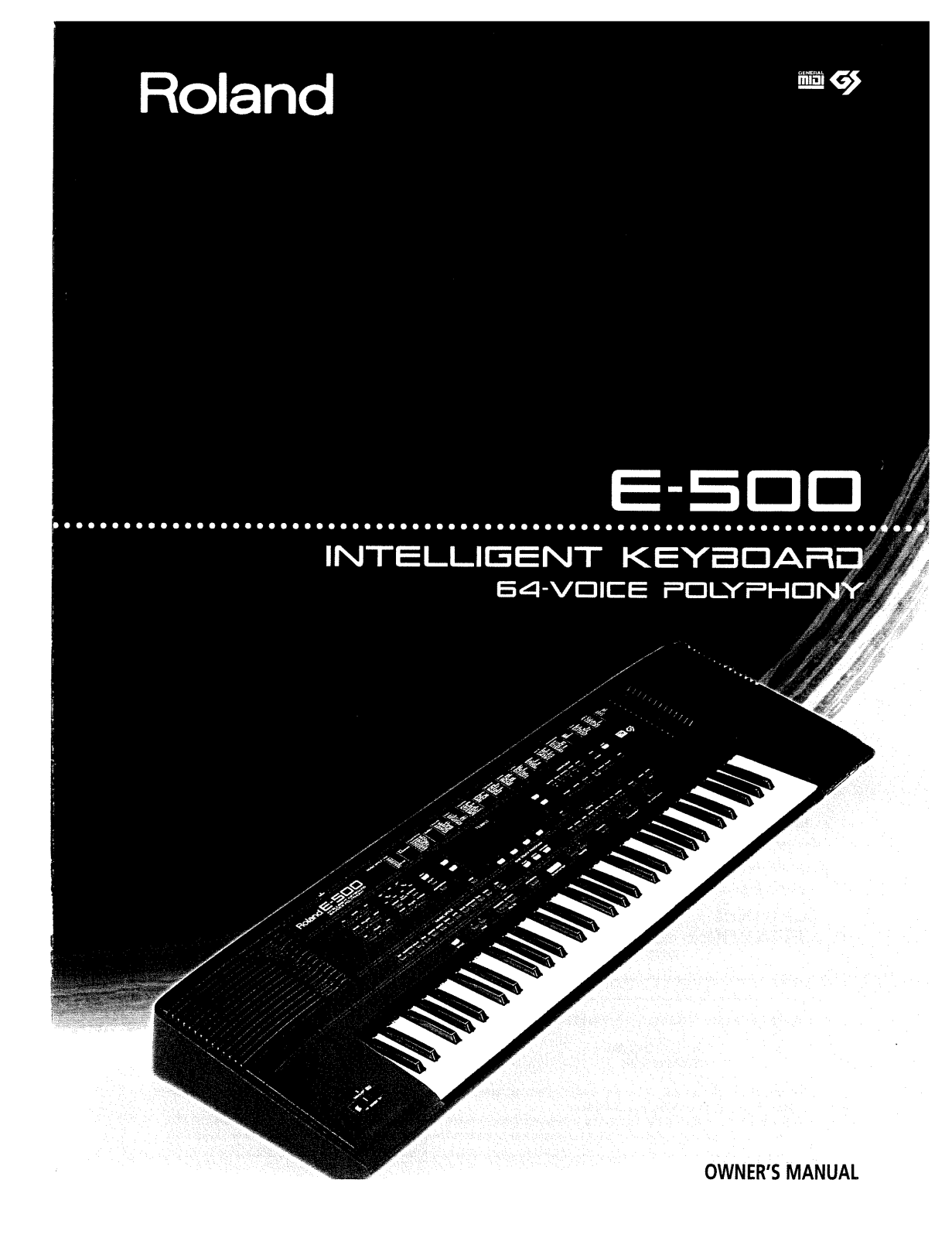 Roland E 500 Service Manual