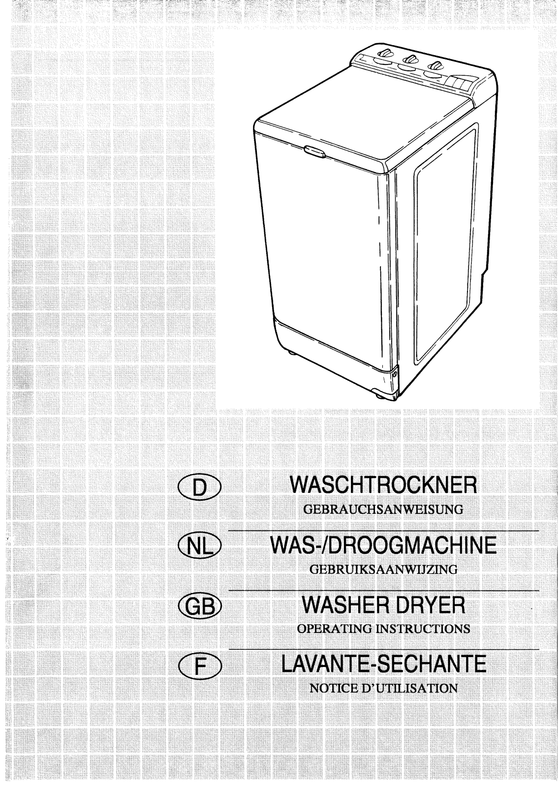 BRANDT WTD1151E1 User Manual