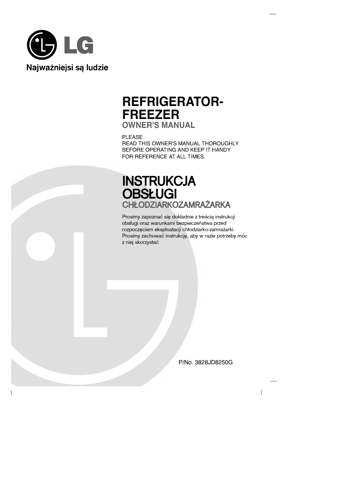 Lg GR-322W Owners Manual