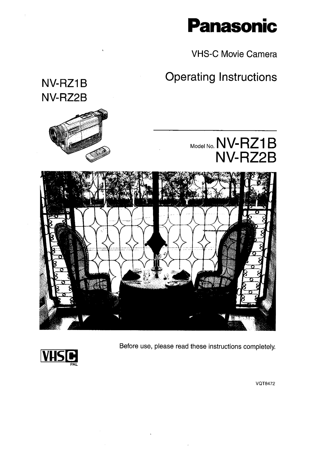 Panasonic NVRZ1 User Manual