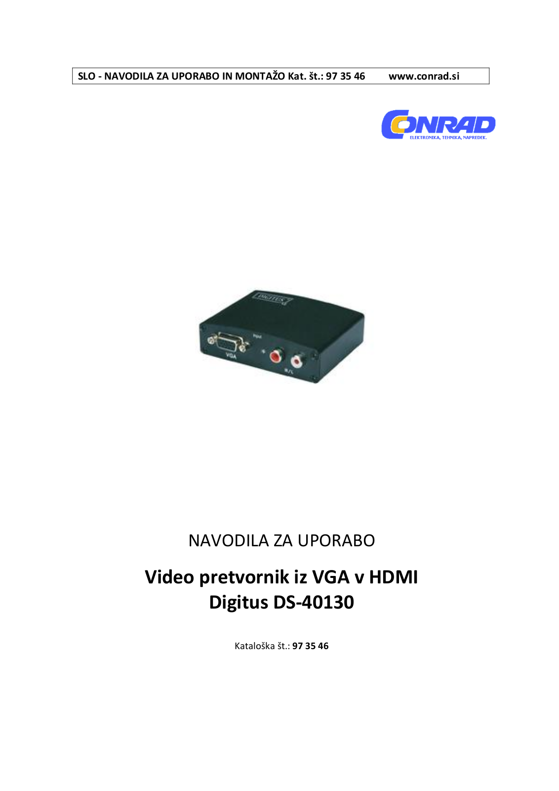 Digitus DS-40130 User guide