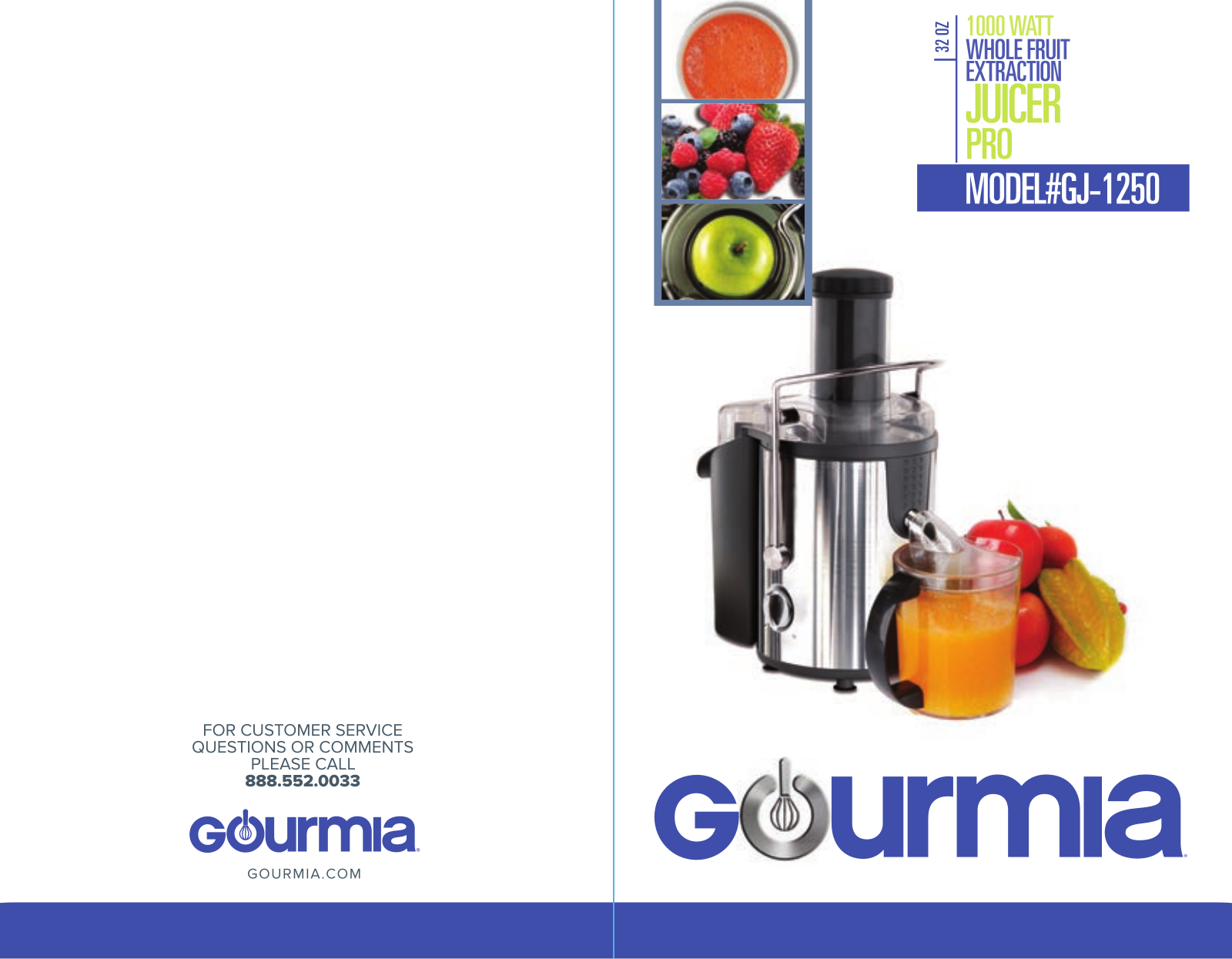 Gourmia GJ-1250 User Manual