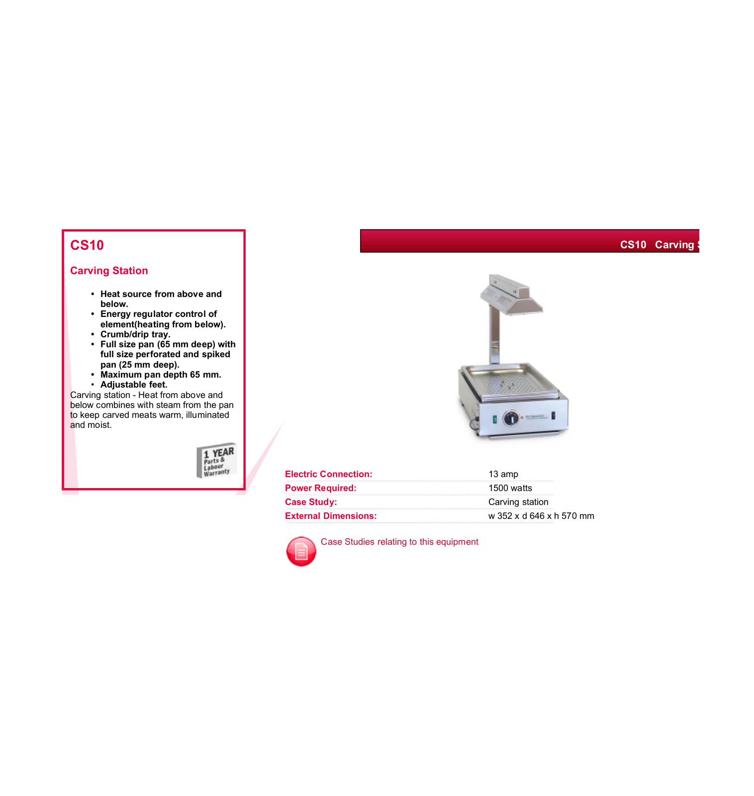 Valera CS10 DATASHEET