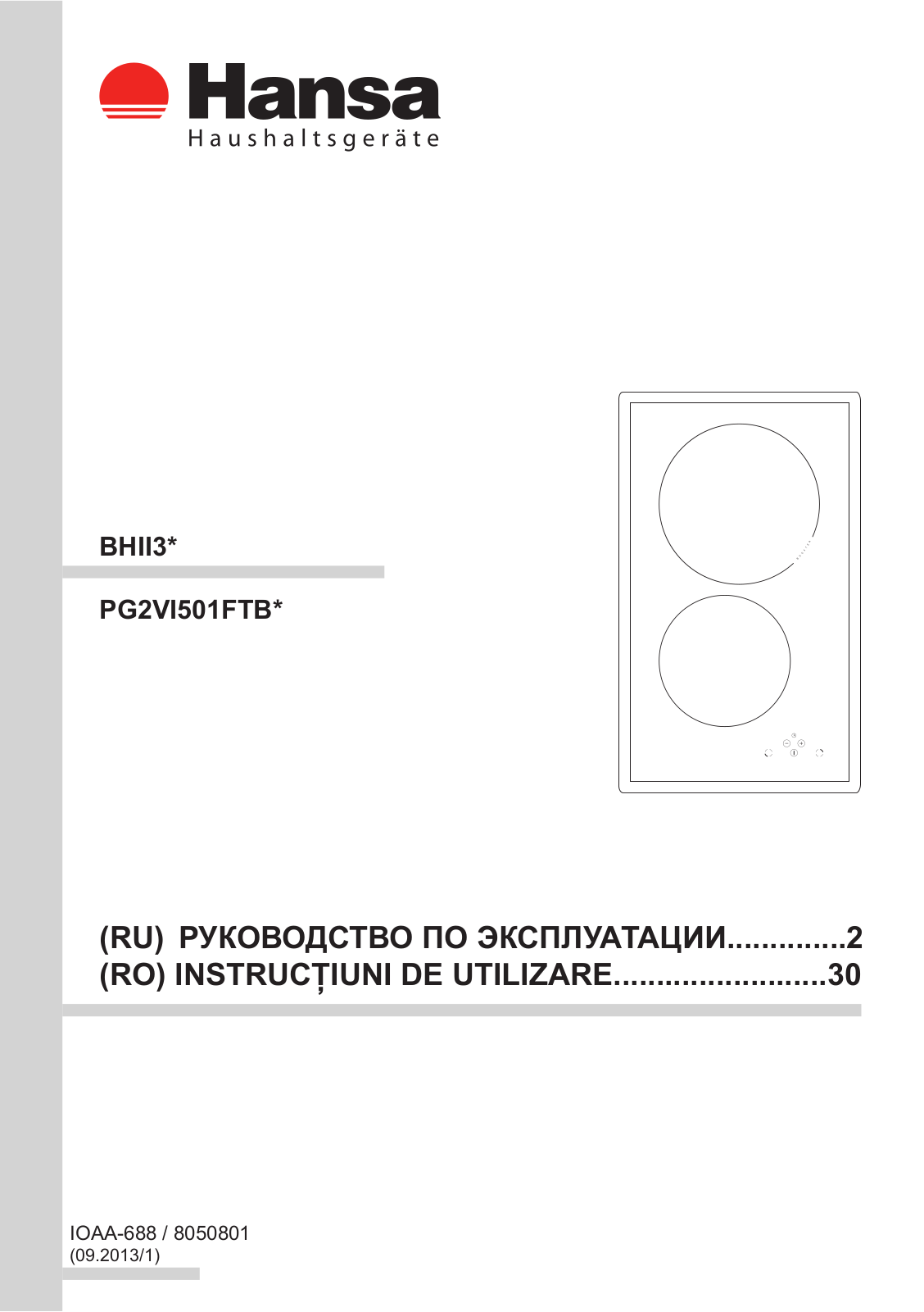 Hansa BHII 37303 User Manual