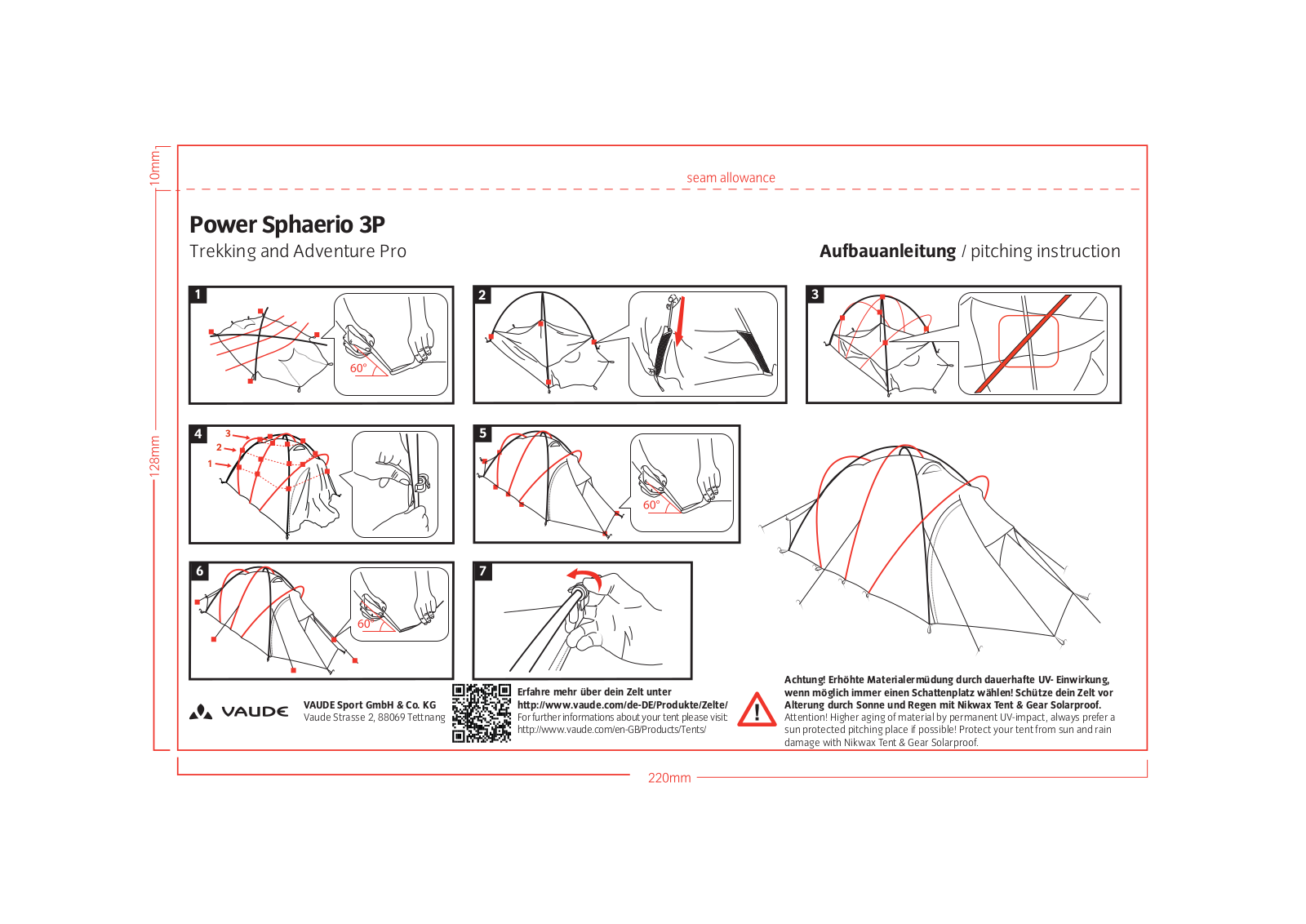 Vaude Power Sphaerio 3P User guide - ManualMachine.com