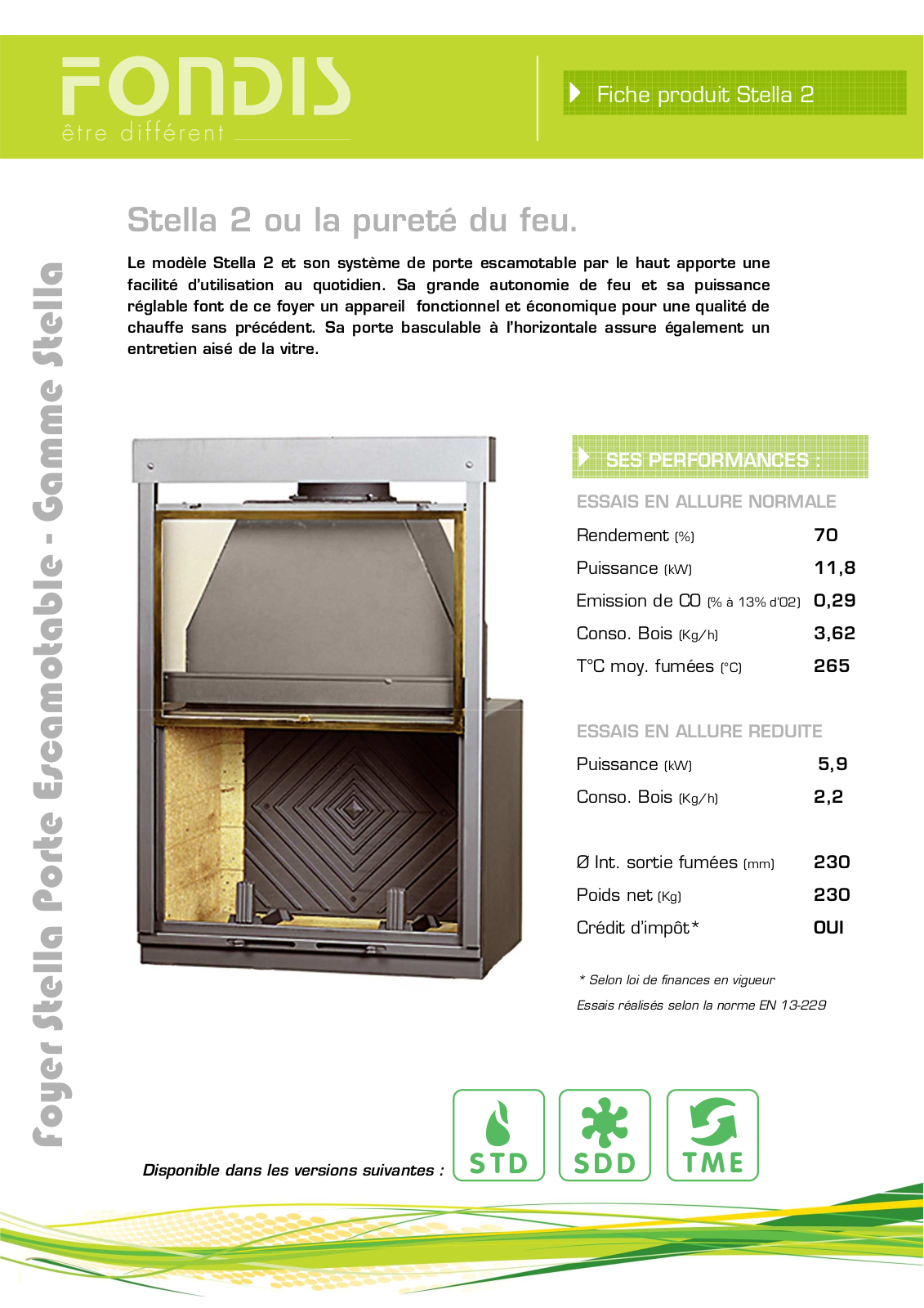 FONDIS STELLA 2 User Manual