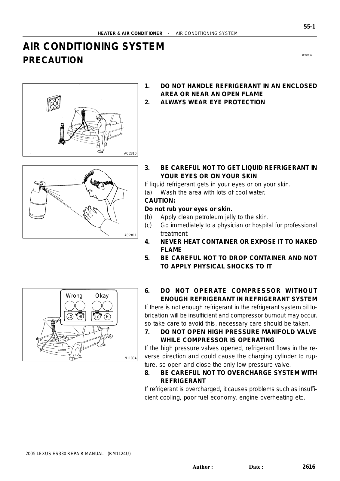 Lexus ES 300 2005 User Manual