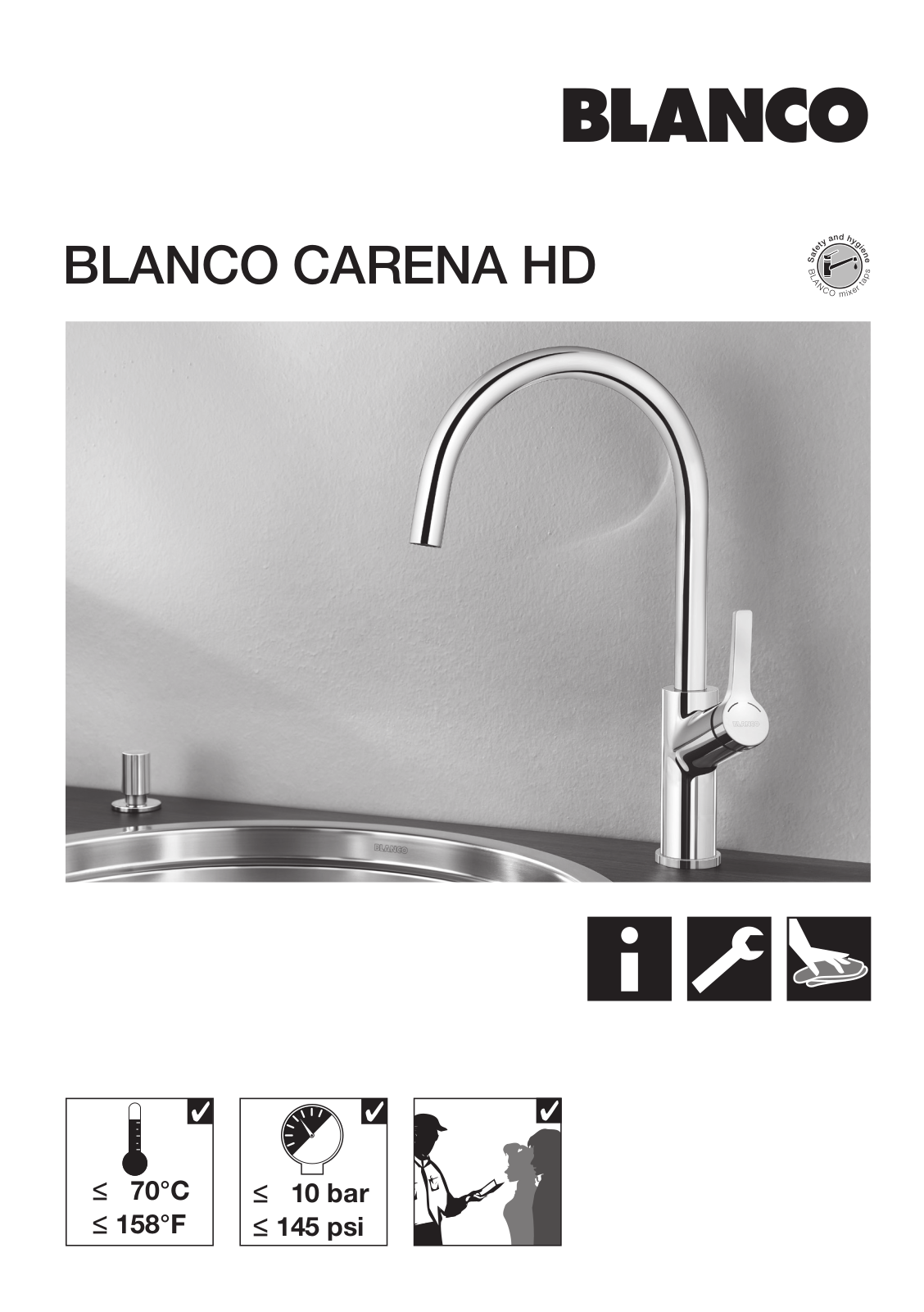 Blanco CARENA HD User Manual