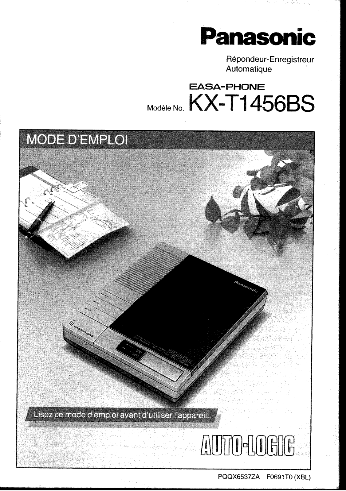 PANASONIC KX-T1456BS User Manual