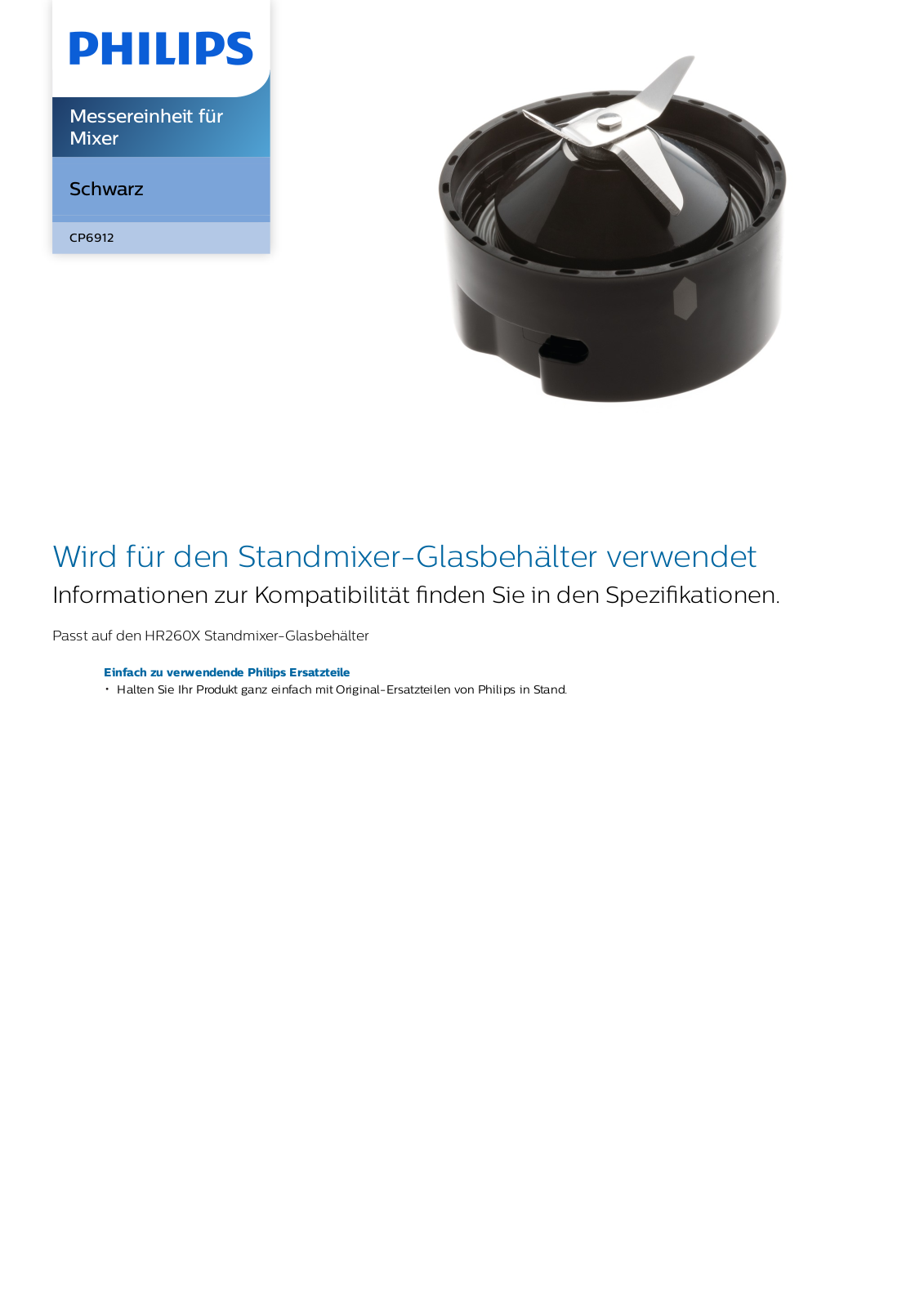 Philips CP6912/01 Leaflet - ManualMachine.com