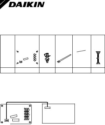 Daikin ERP01A50, ERP01A51 Installation manuals