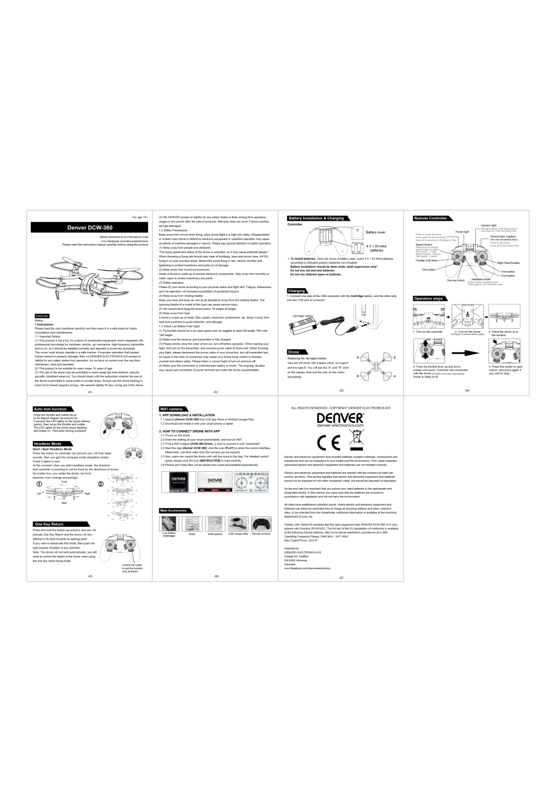 Denver DCW-360 Service Manual