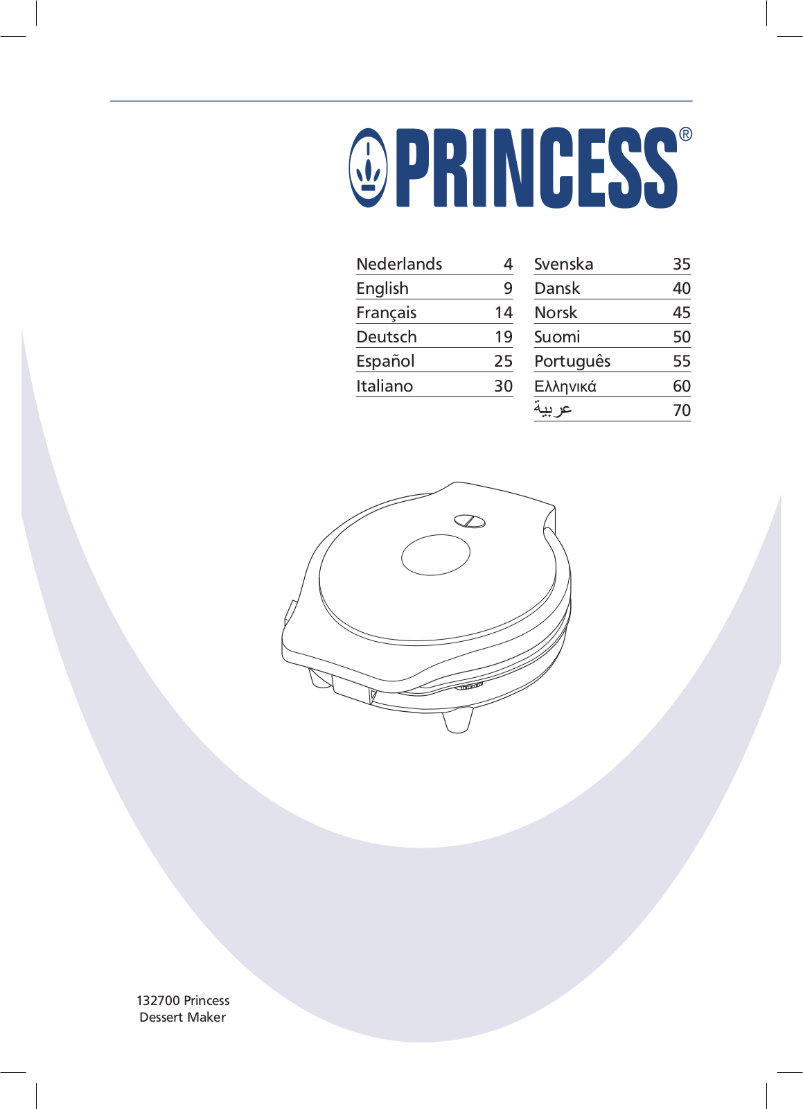 PRINCESS 01.132700.01.001 operation manual